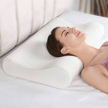 Memory Foam Cervical Neck Pillow